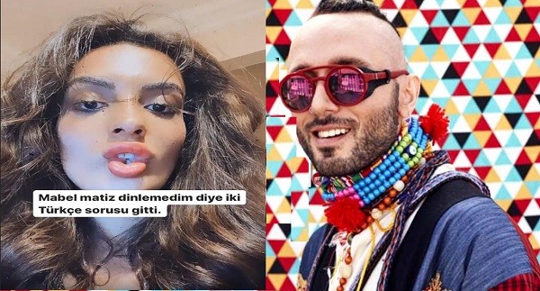 'Mabel Matiz dinlemedim iki soru gitti'