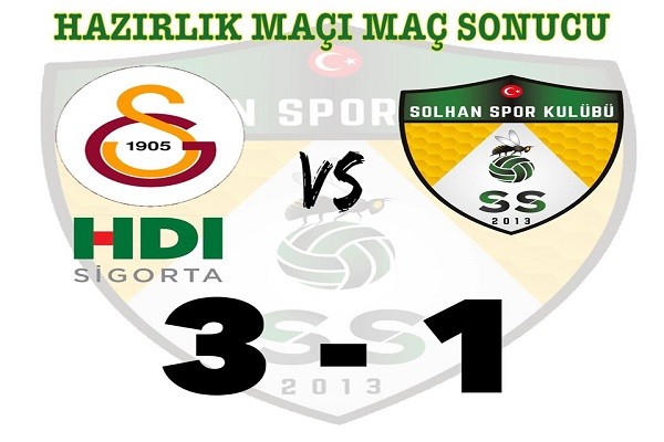 İlk seti Solhan Spor, diğerlerini Galatasaray kazandı