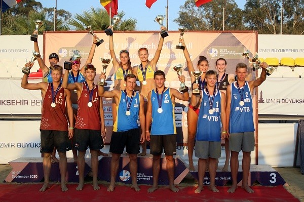 2020 CEV U18 Plaj Voleybolu Avrupa Şampiyonası sona erdi