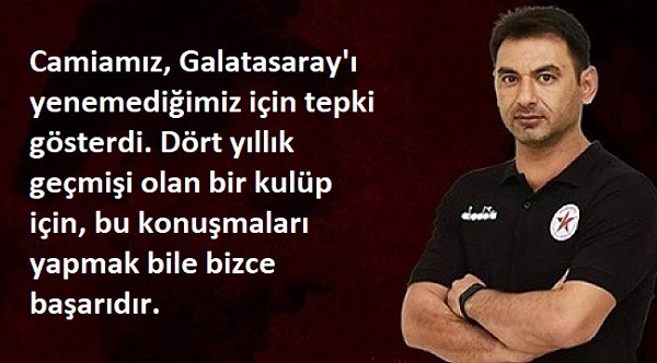 Tuncay Öcal: ' İstemediğimiz bir sonuç aldık'