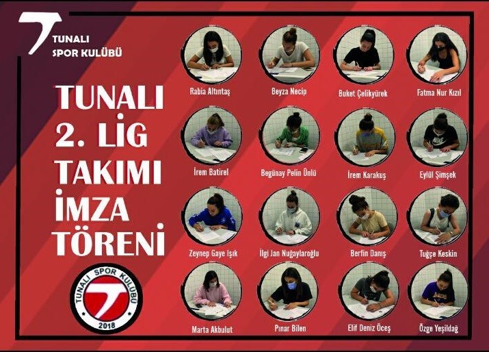 Tunalı Spor'da imza günü