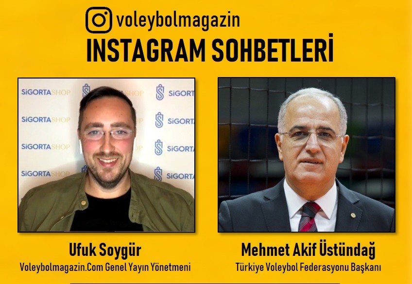 Başkan Üstündağ, Voleybol Magazin İnstagram Sohbetlerine konuk olacak