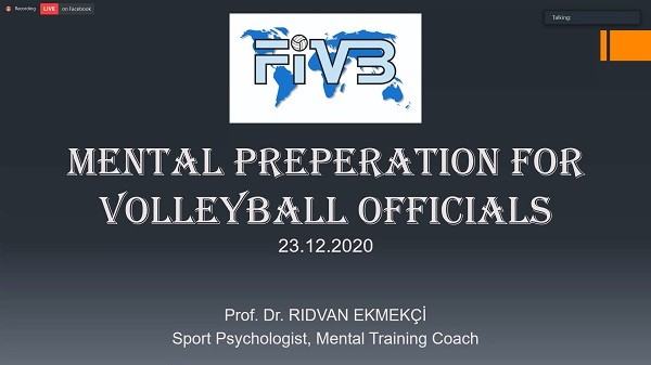 Rıdvan Ekmekçi ‘The World of Volleyball Referees’ de seminer verdi