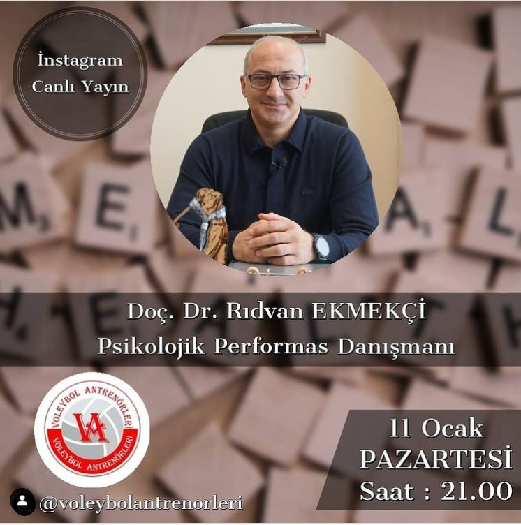 Rıdvan Ekmekçi, Voleybol Antrenörleri’nin Canlı Yayın Konuğu Olacak