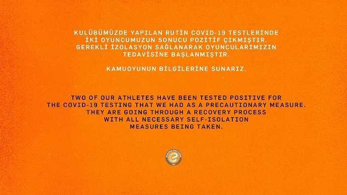 Eczacıbaşı VitrA'da 2 pozitif vaka