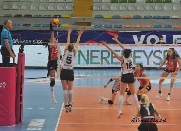 Nilüfer Belediyespor Kuzeyboru'ya set vermedi