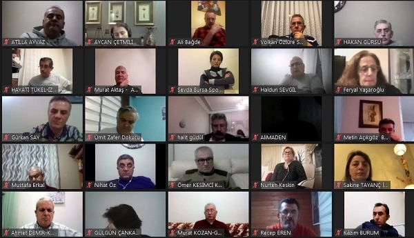 MHGK Başkanı Aziz Yener, Gözlemcilerle Online Toplantı Gerçekleştirdi