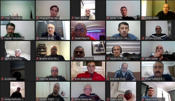 MHGK Başkanı Aziz Yener, Gözlemcilerle Online Toplantı Gerçekleştirdi