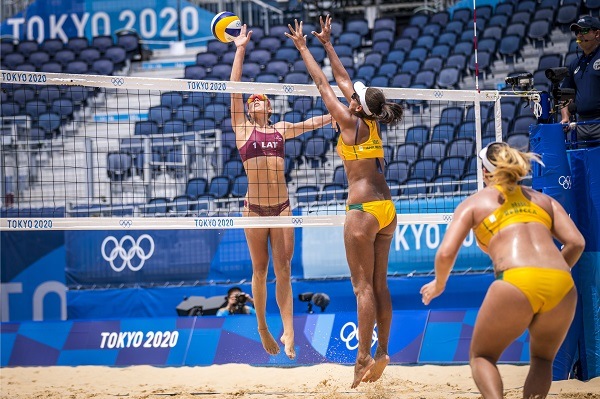 Tokyo’da Plaj Voleybolunda 5. gün tamamlandı