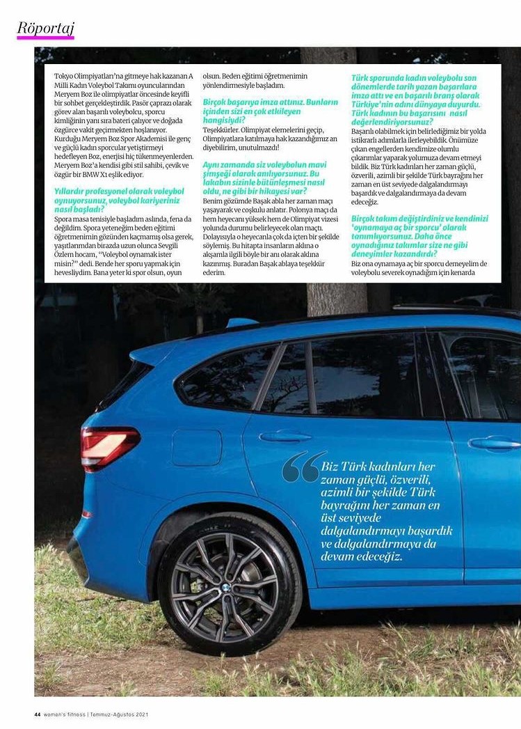 Meryem Boz'un BMW X1'li Söyleşisi