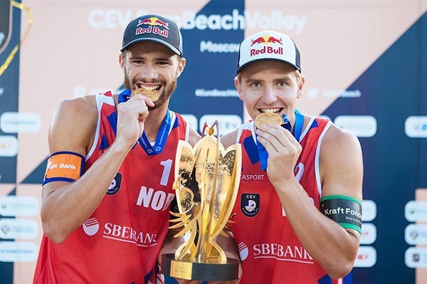 EuroBeachVolley Erkeklerde Vikingler Şampiyon