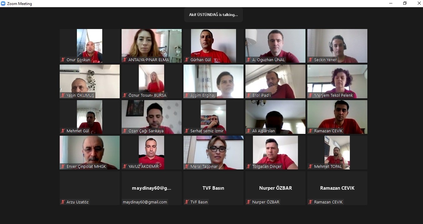 Akif Başkan, A ve AB Klasman Hakemlerin Seminerine katıldı