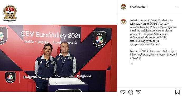 TÜFAD'dan Nurper Özbar'a Tebrik