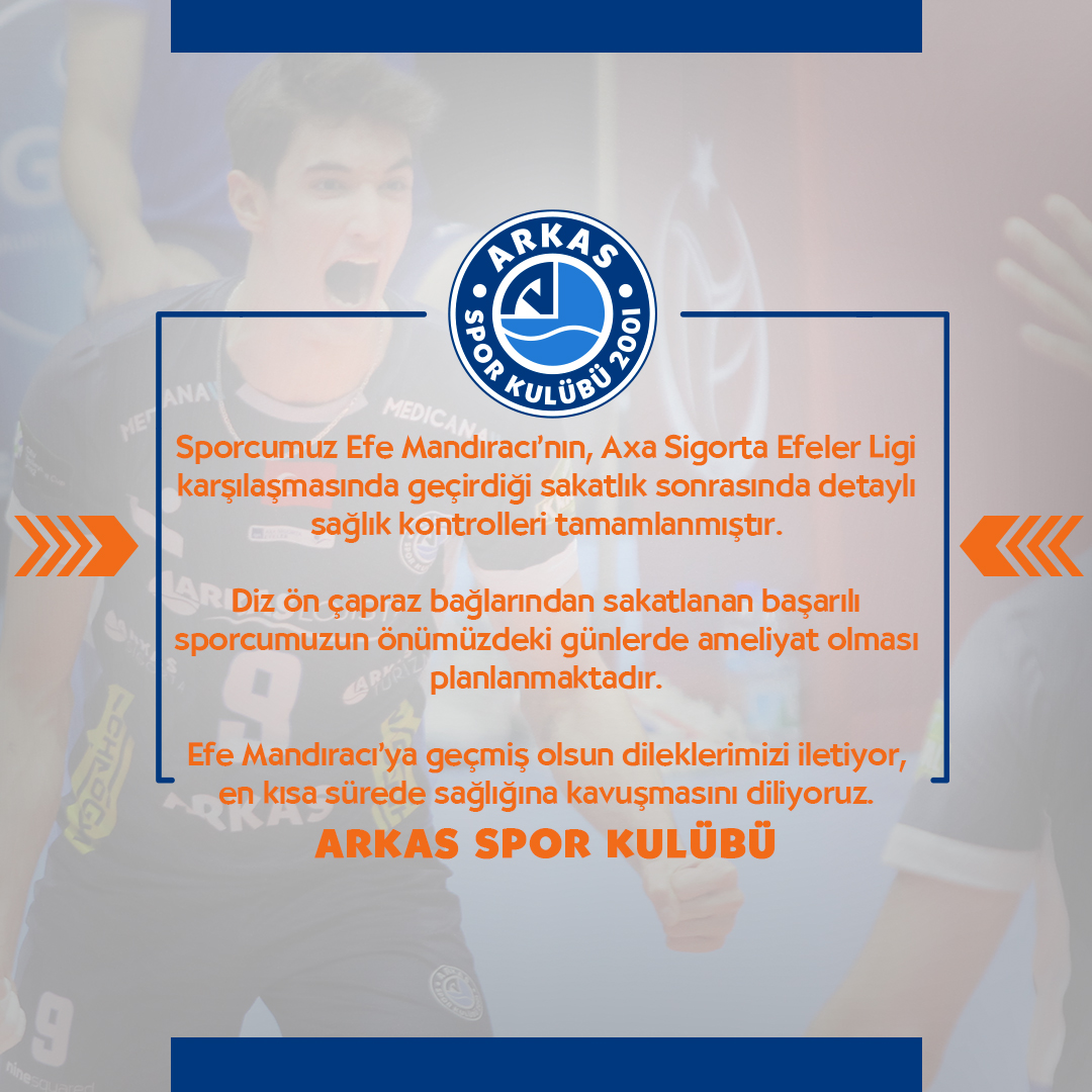 Efe Mandıracı'nın sakatlık durumu belli oldu