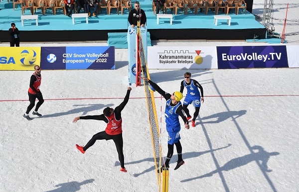 2022 CEV Kar Voleybolu Avrupa Turu Kahramanmaraş'ta başladı