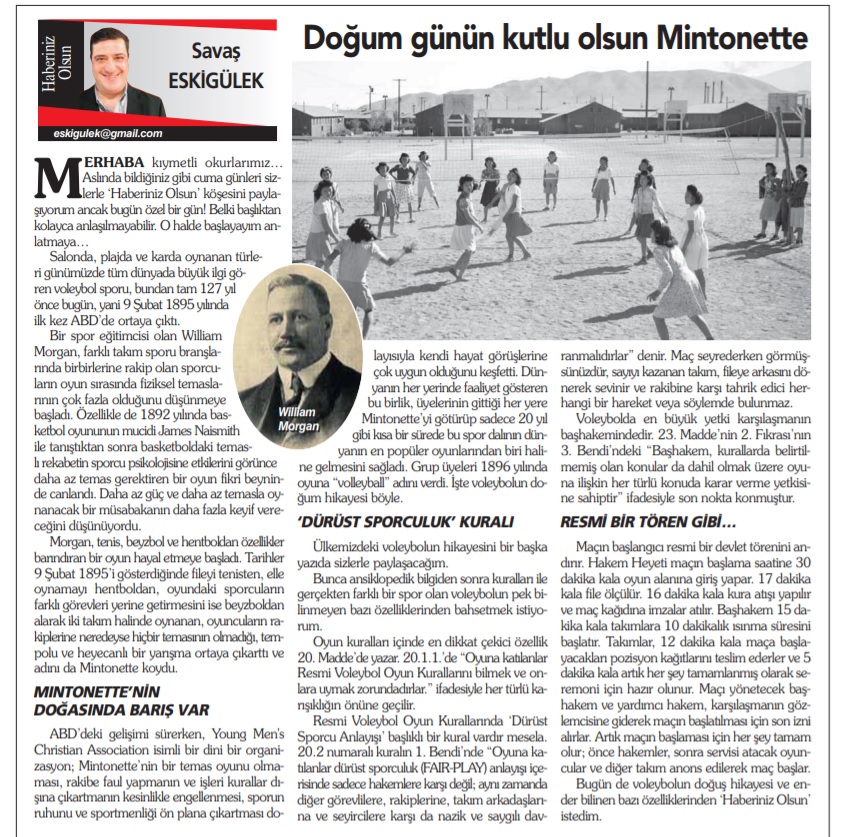 Doğum Günün Kutlu Olsun Mintonette