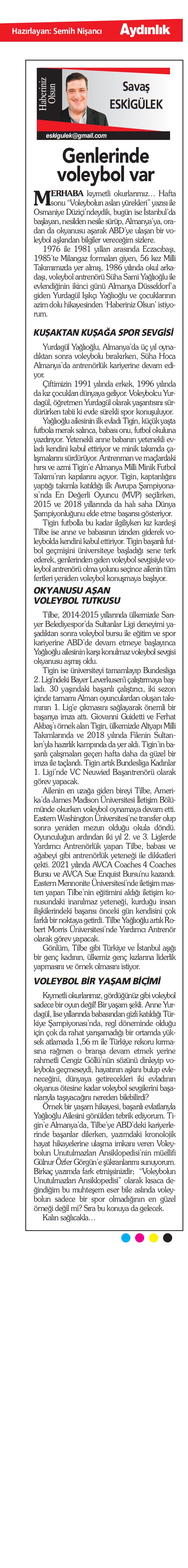 Bu Ailenin Genlerinde Voleybol Var