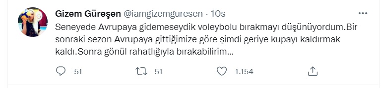 Voleybola veda edecekti, gözünü Avrupa Kupasına dikti