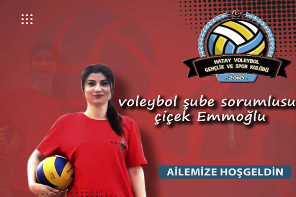 Hatay Voleybol'da Voleybol Şube Sorumlusu Çiçek Emmoğlu