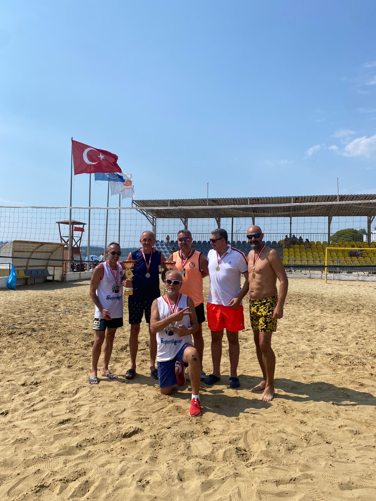 30 Ağustos Atatürk Zafer Kupası Veteran Voleybol Şampiyonası Tamamlandı