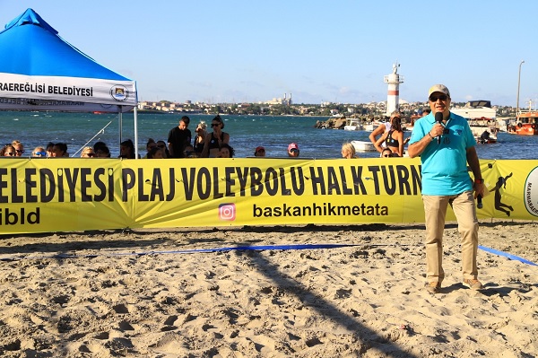 Marmaraereğlisi Plaj Voleybolu Şenliği Büyüledi