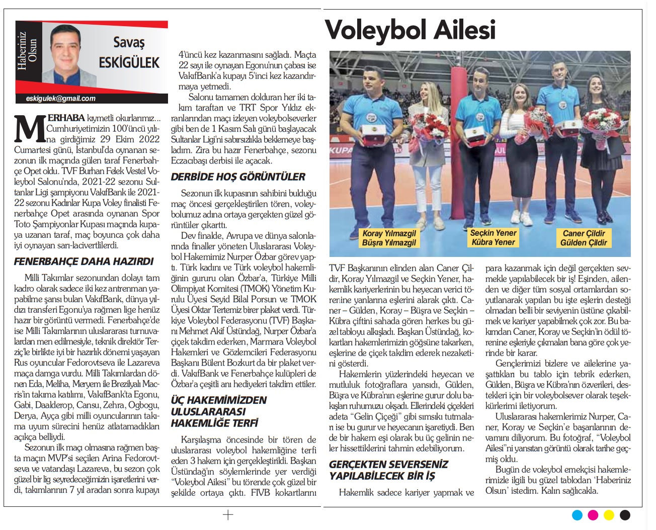 İşte Voleybol Ailesi