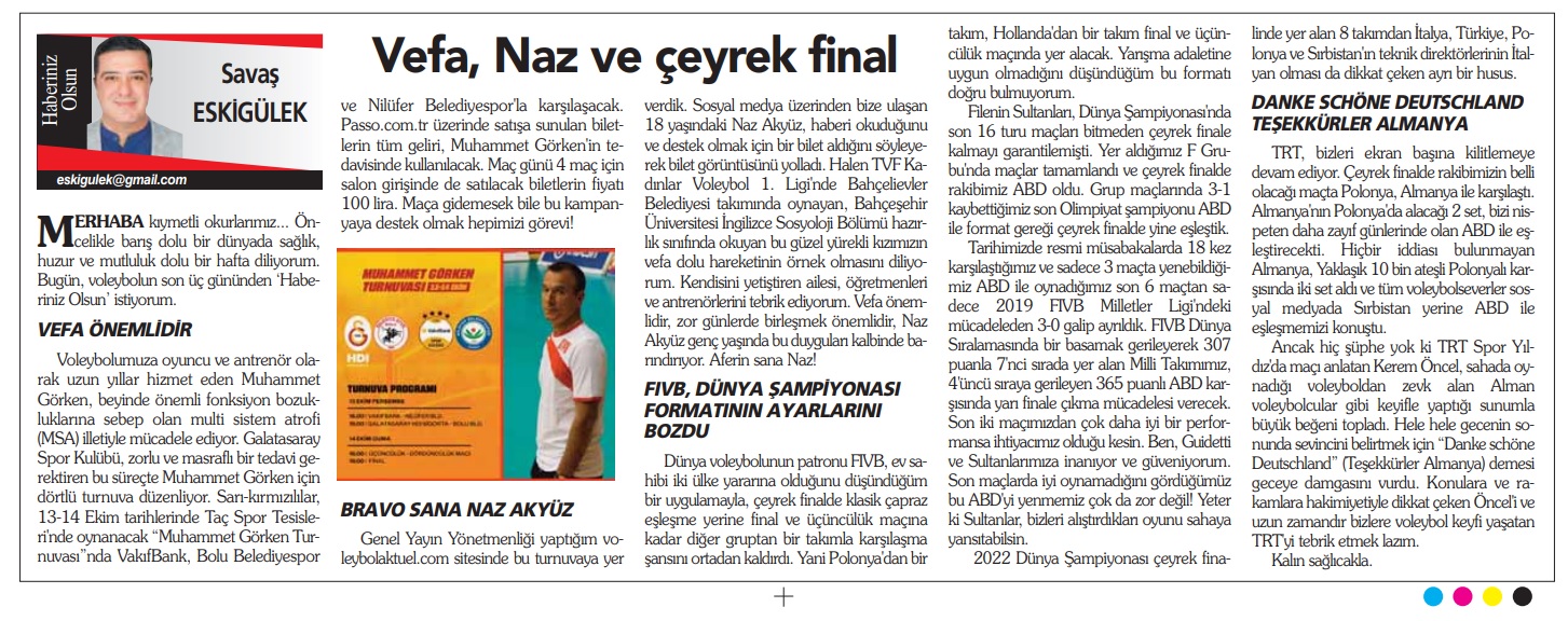 Vefa, Naz ve Çeyrek Final