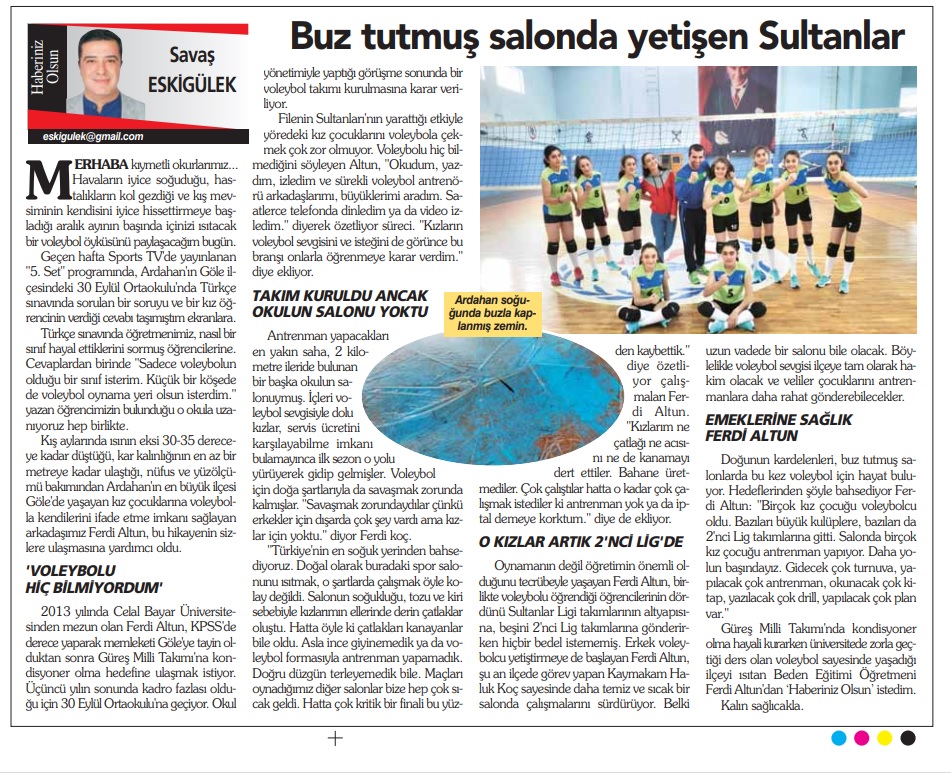 Buz Tutmuş Salonda Yetişen Sultanlar