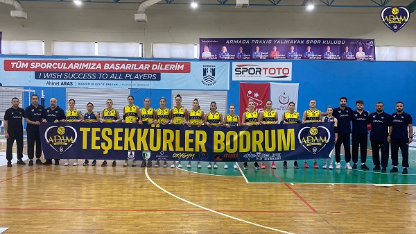 Adam Voleybol'dan Bodrum'a Teşekkür