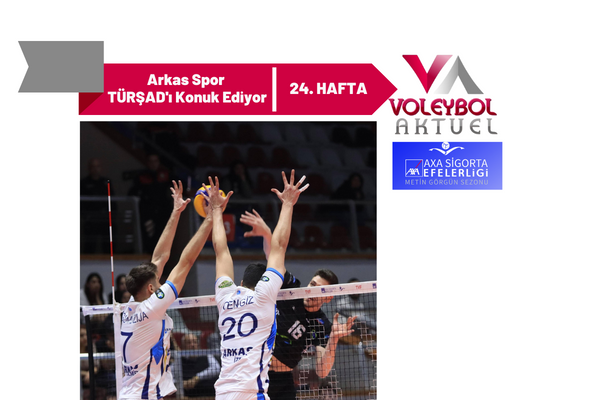 Arkas Spor 24. Hafta'da TÜRŞAD'ı Konuk Ediyor