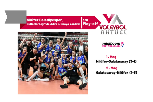 Nilüfer Belediyespor, Sultanlar Ligi'nde Adını 5. Sıraya Yazdırdı