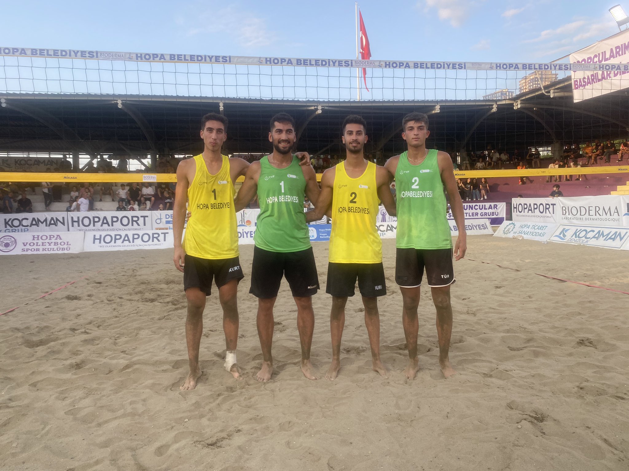 Dünya Baltacıoğlu ve Metin Görgün’ün anıldığı Pro Beach Tour Hopa Etabı sona erdi