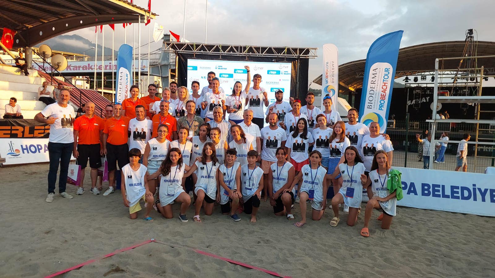 Dünya Baltacıoğlu ve Metin Görgün’ün anıldığı Pro Beach Tour Hopa Etabı sona erdi