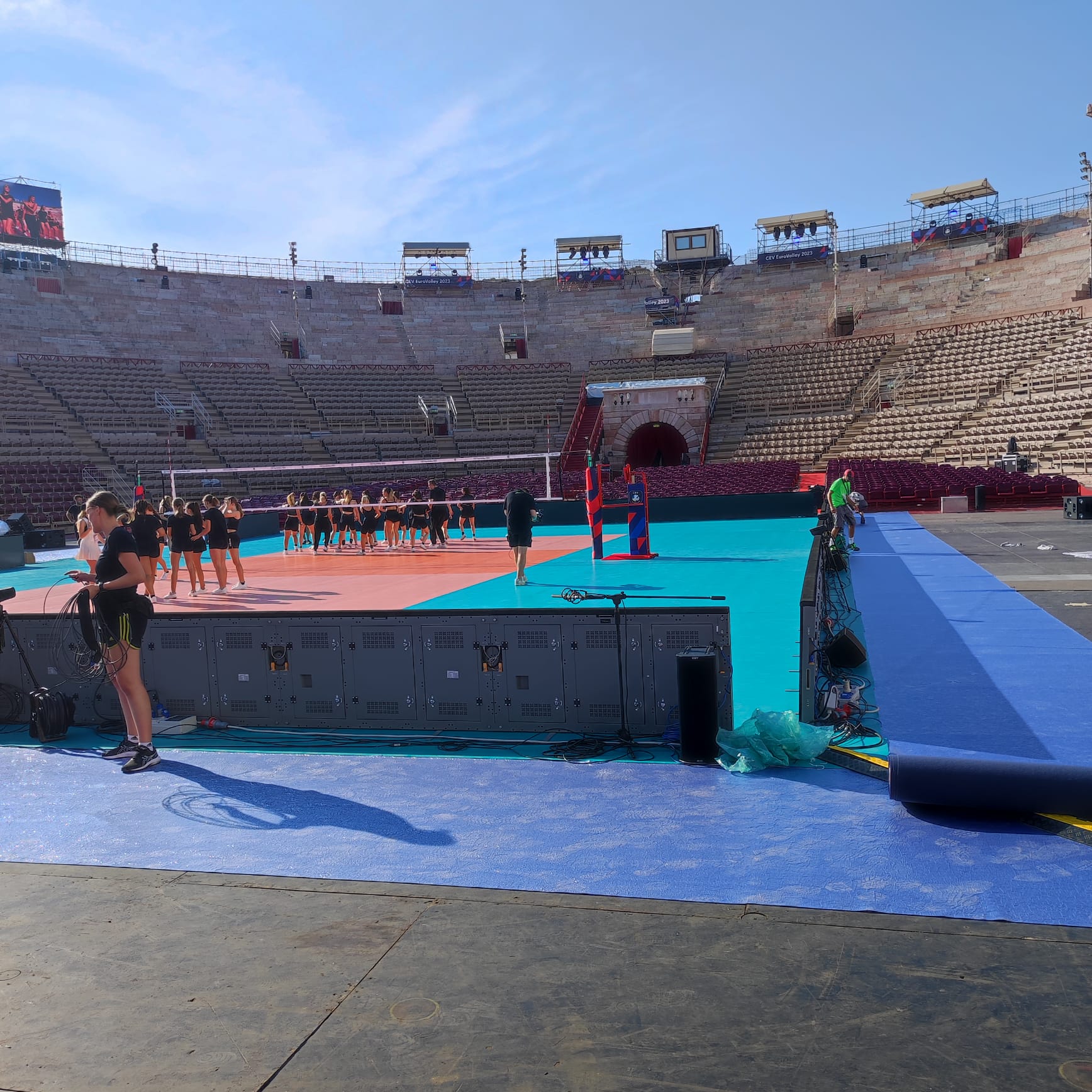 2023 EuroVolley'in Tarihi Açılış Maçında Gözlemci Aziz Yener