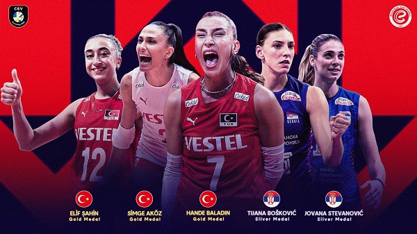 Avrupa Şampiyonası Finalinde Eczacıbaşı Oyuncuları Göz Doldurdu