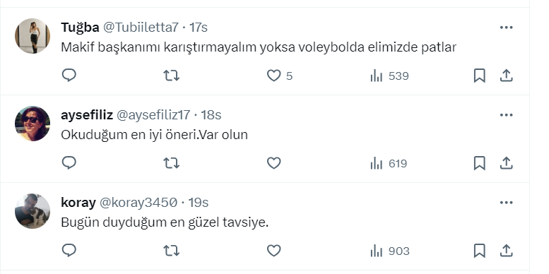 Cem Davran'ın önerisine voleybol severler ne diyor?