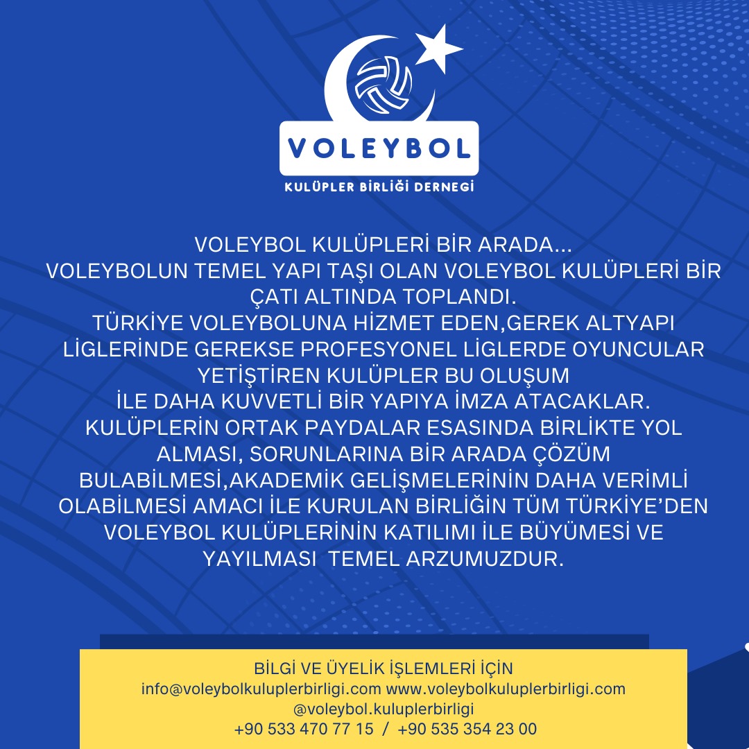 Voleybolda Bir İlk: Voleybol Kulüpler Birliği