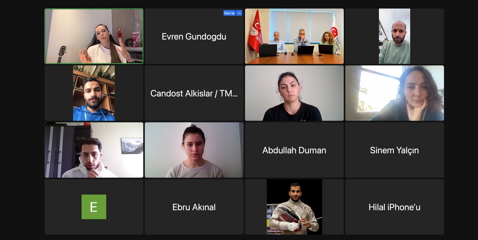 TMOK Sporcu Komisyonu, Eda Erdem Başkanlığında Toplandı