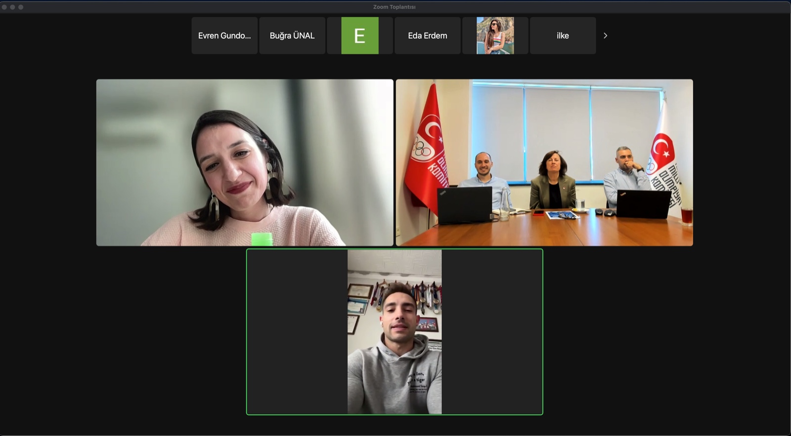 TMOK Sporcu Komisyonu, Eda Erdem Başkanlığında Toplandı