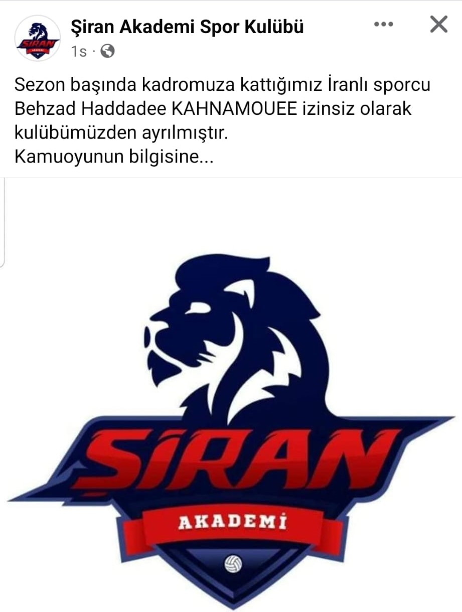 Şiran'da Play - Off öncesi şok ayrılık