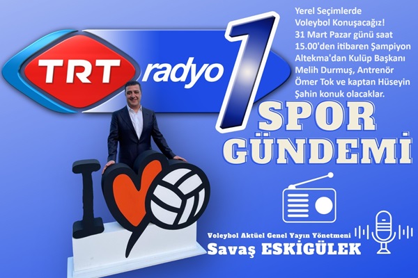 Seçim Günü TRT Radyo1 ‘de Konuğumuz ALTEKMA