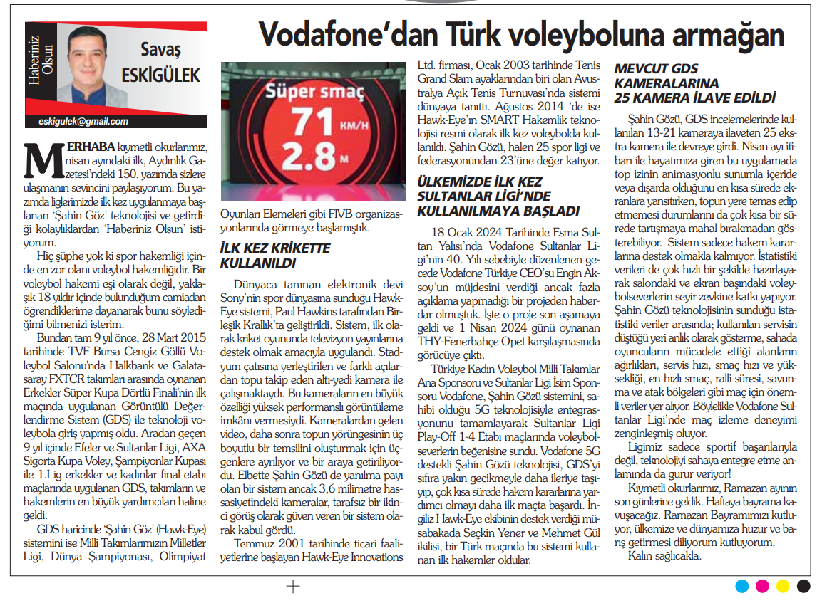 Vodafone'dan Türk Voleyboluna Armağan