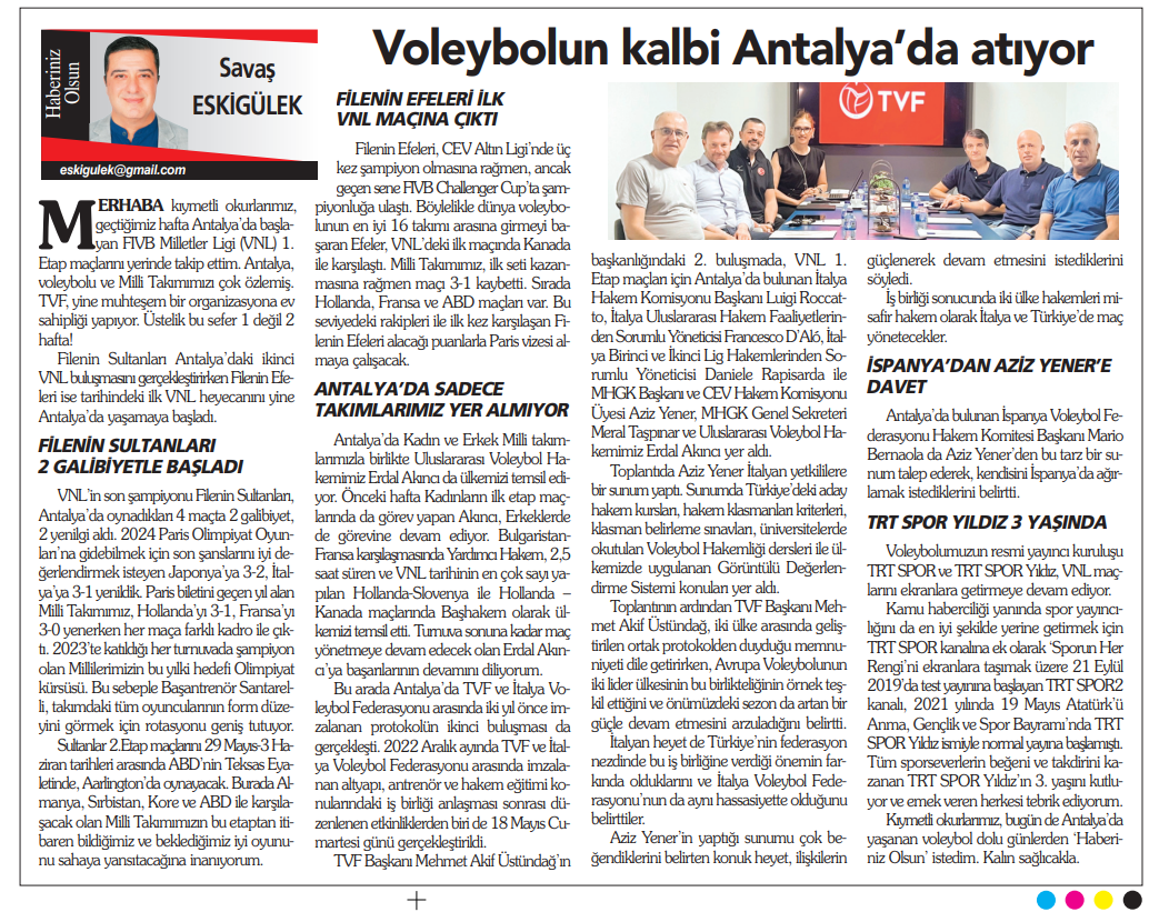 Voleybolun Kalbi Antalya’da Atıyor