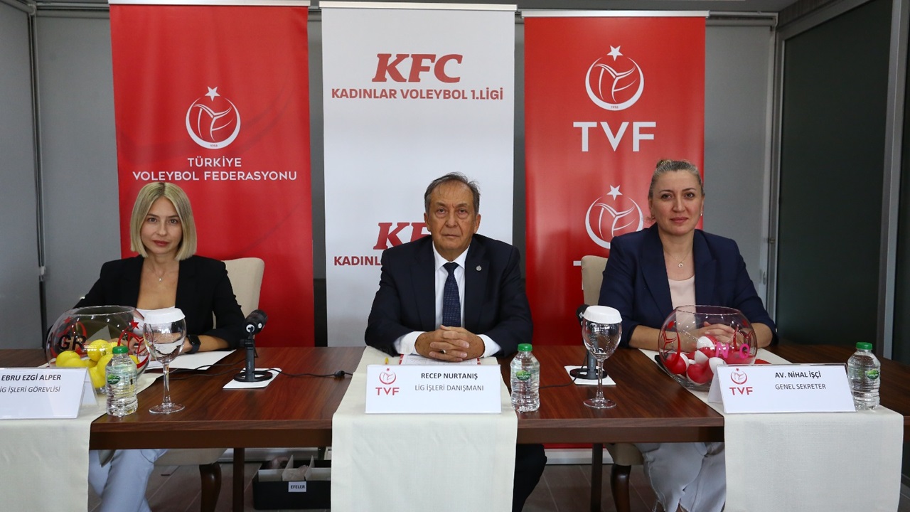 KFC Kadınlar 1. Ligi’nde 2024-2025 Sezonu Fikstürü Çekildi