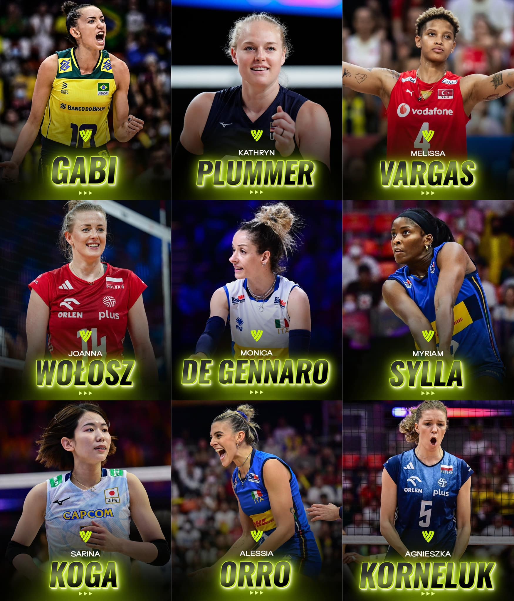 2024'ün En İyi Kadın Voleybolcuları