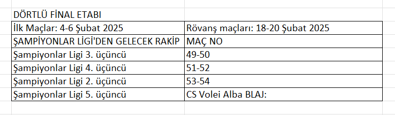 Kadınlar CEV Cup'ta dörtlü finalin ilk takımı belli oldu