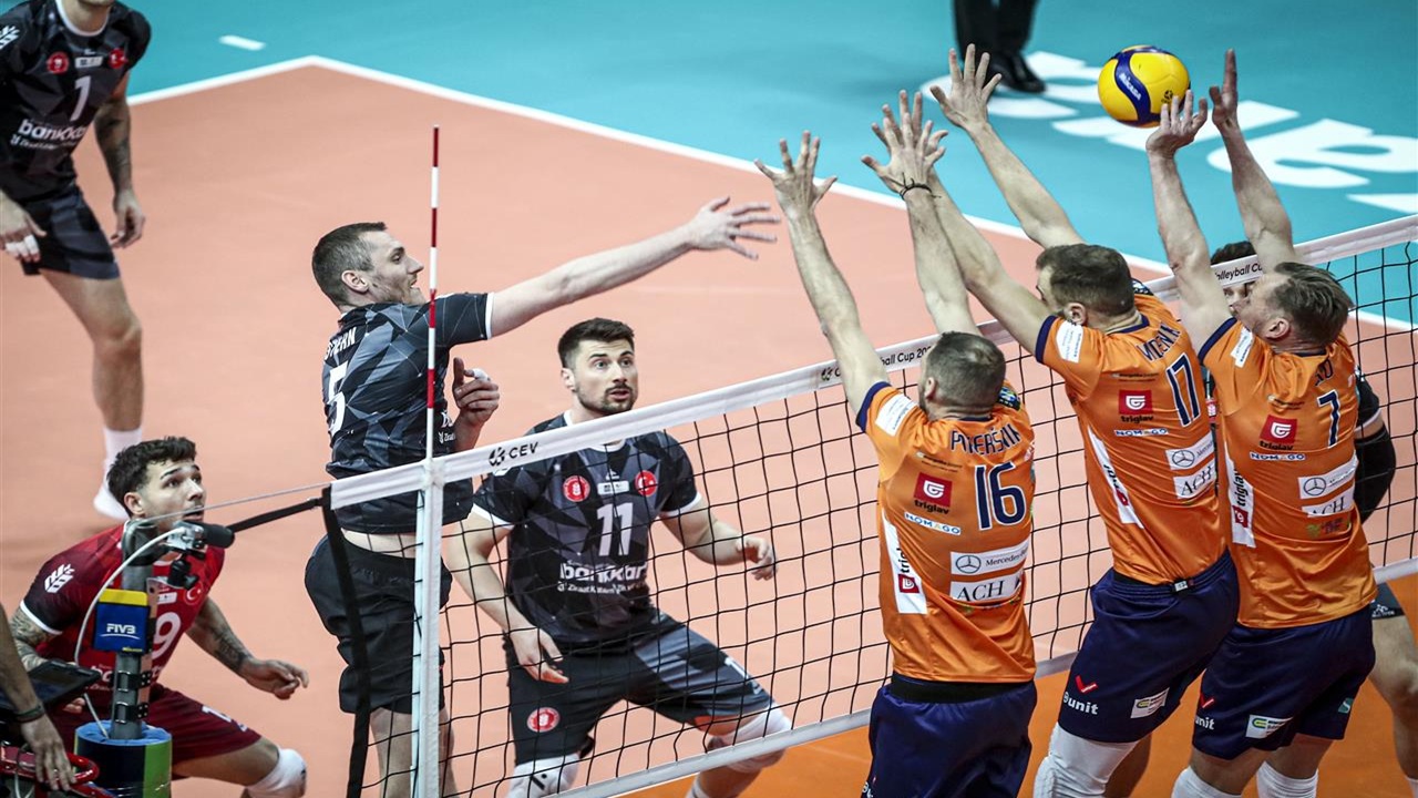 Erkekler CEV Cup’ta Çeyrek Final 2. maçları başladı
