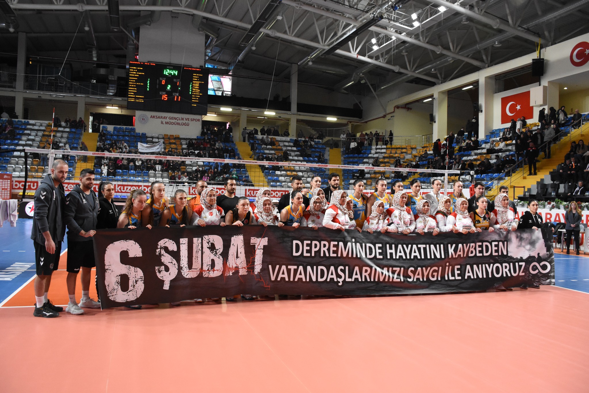 Anadolu Sultanları - Kuzeyboru maçında dostluk kazandı