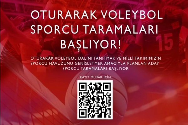 Oturarak Voleybol Oyuncu Taramaları Başlıyor