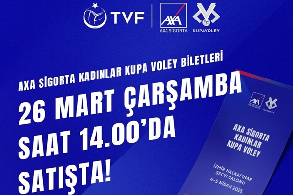 Kadınlar Kupa Voley biletleri satışa çıkıyor